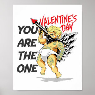 Poster Tattoo Angel Love, Namorada, Casamento
