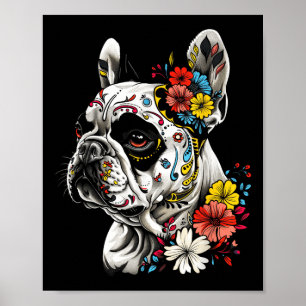 Poster Tattoo Art French Buldog French Buldogue French Pe