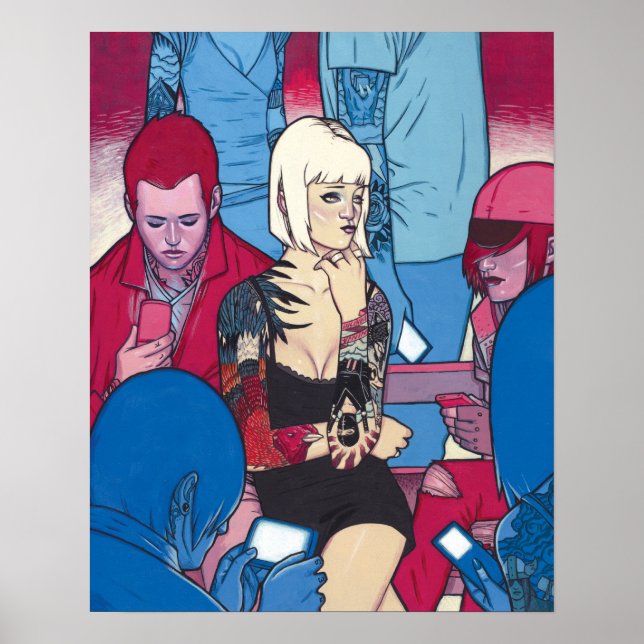 Pôster @tattooedgrrl posso te comprar uma bebida? (Frente)