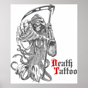 Poster Tatuagem da morte
