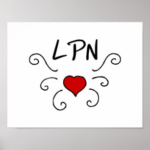 Poster Tatuagem do amor de LPN
