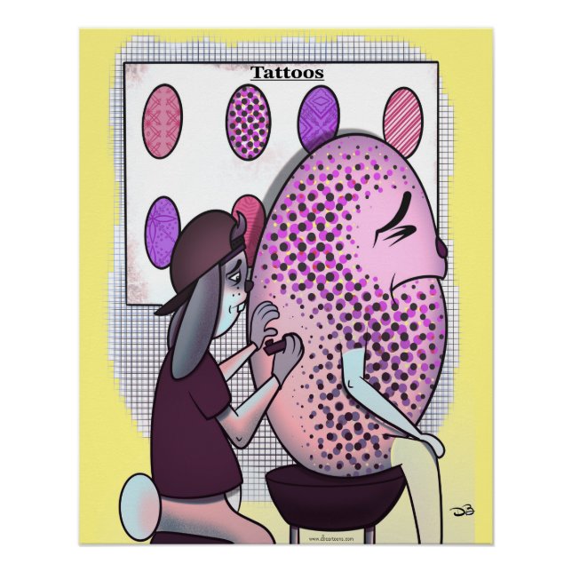 Pôster Tatuagens no Ovo de Páscoa (Frente)