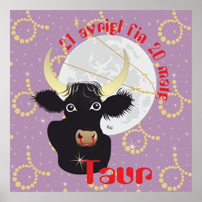 Pôster Taur 21 20 Placat avrigl fin matg (Frente)