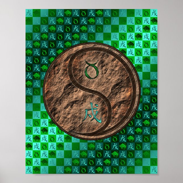 Poster Taurus & Earth Dog (Frente)