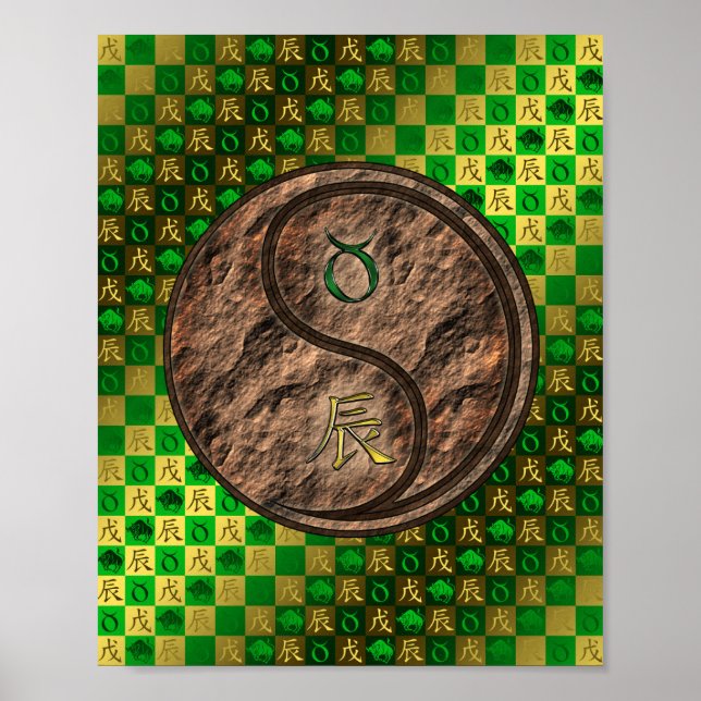 Poster Taurus & Earth Dragon (Frente)