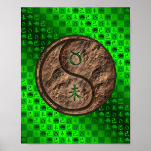 Poster Taurus & Earth Goat