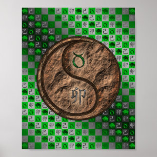 Poster Taurus & Earth Rabbit