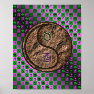 Poster Taurus & Earth Rooster