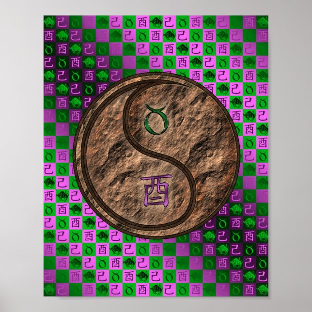 Poster Taurus & Earth Rooster (Frente)