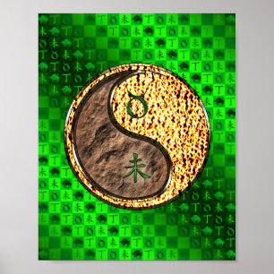 Poster Taurus & Fire Goat