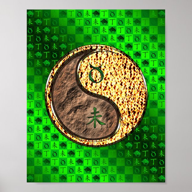 Poster Taurus & Fire Goat (Frente)