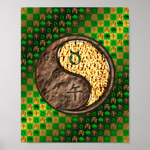 Poster Taurus & Fire Horse