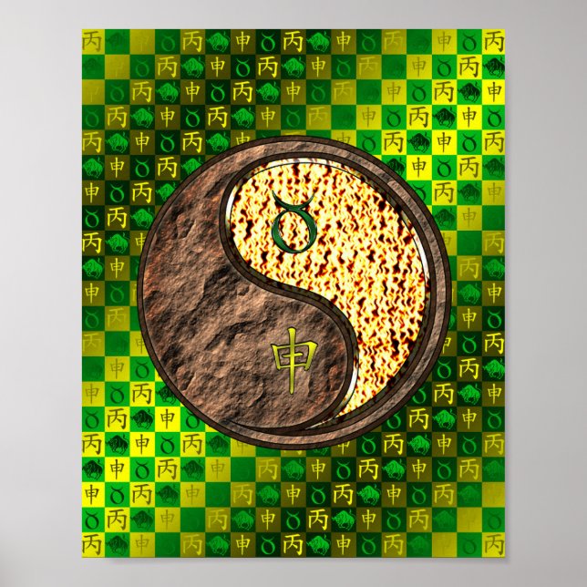 Poster Taurus & Fire Monkey (Frente)