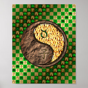 Poster Taurus & Fire Rat