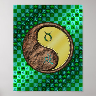 Poster Taurus & Metal Dog