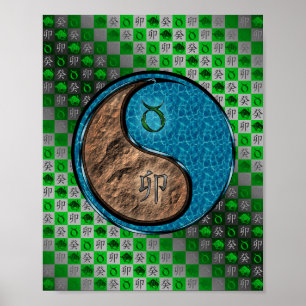 Poster Taurus & Water Rabbit