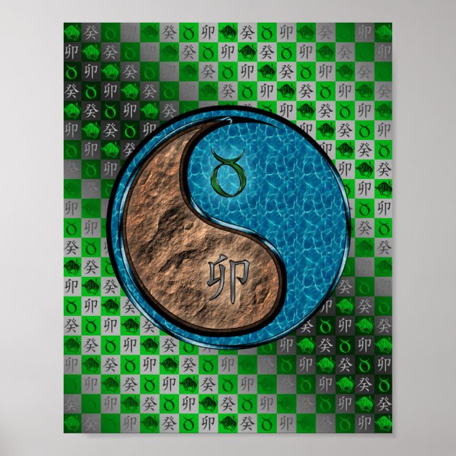 Poster Taurus & Water Rabbit (Frente)
