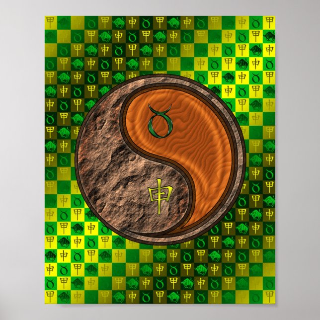 Poster Taurus & Wood Monkey (Frente)