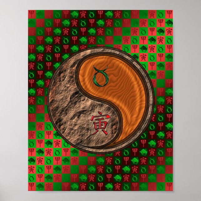 Poster Taurus & Wood Tiger (Frente)