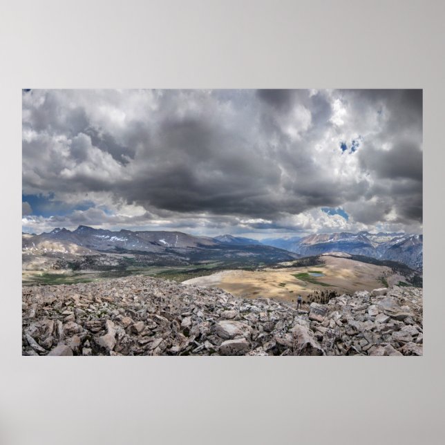 Poster Tawny Point Panorama - John Muir Trail (Frente)