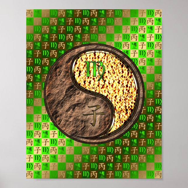 Poster Taxa de Virgo e Fogo (Frente)