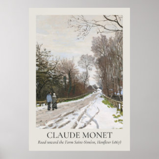Poster Taxa ISO de Claude Monet Vintage Wall Art