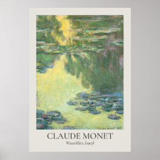 Poster Taxa ISO de Claude Monet Vintage Wall Art