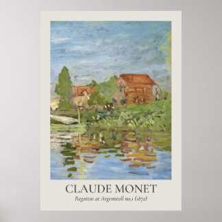 Poster Taxa ISO de Claude Monet Vintage Wall Art