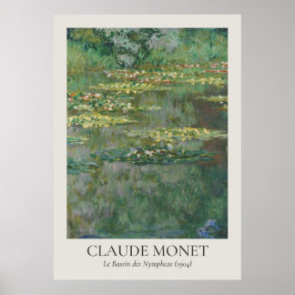 Poster Taxa ISO de Claude Monet Vintage Wall Art