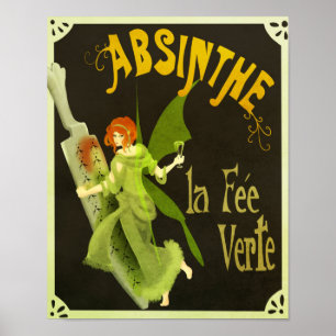 Poster Taxa Verte do la do absinto