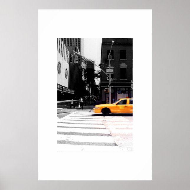 Pôster Táxi na caixa (Frente)