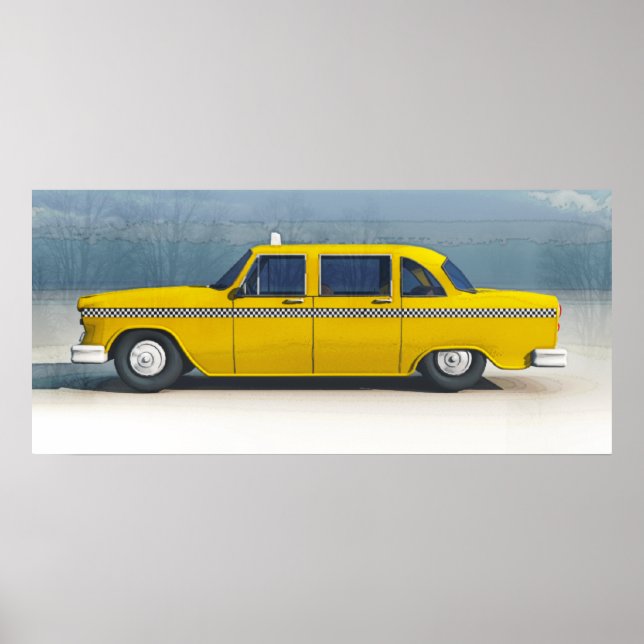 Poster Taxi nyc (Frente)