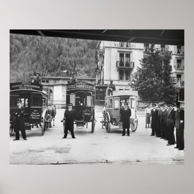 Pôster Táxis em Escala Superior: 1954 (Frente)