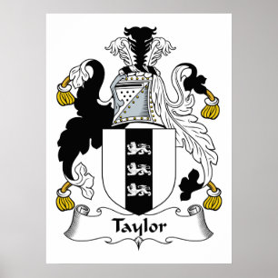 Poster Taylor Family Crest
