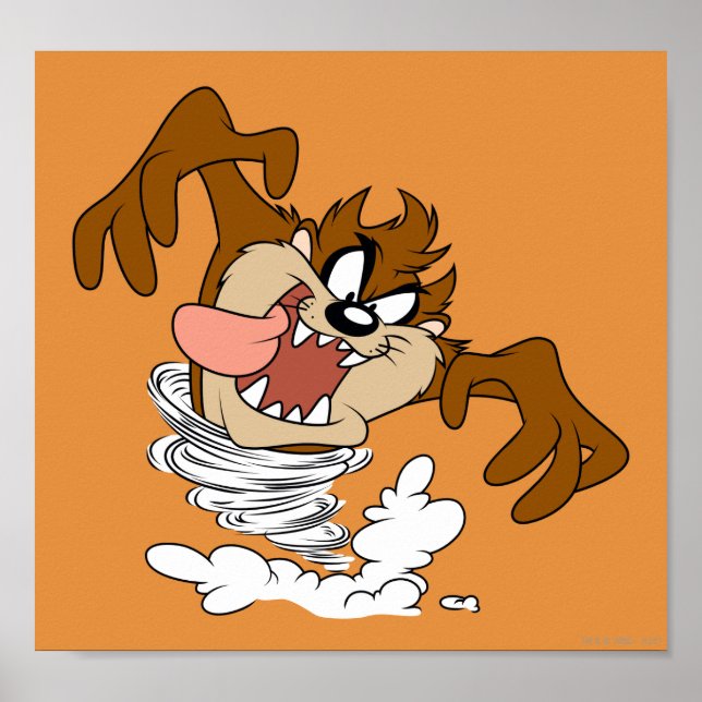 Poster TAZ™ Redemoinho Giratório (Frente)