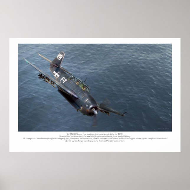 Poster TBF/M "Avenger" (Frente)