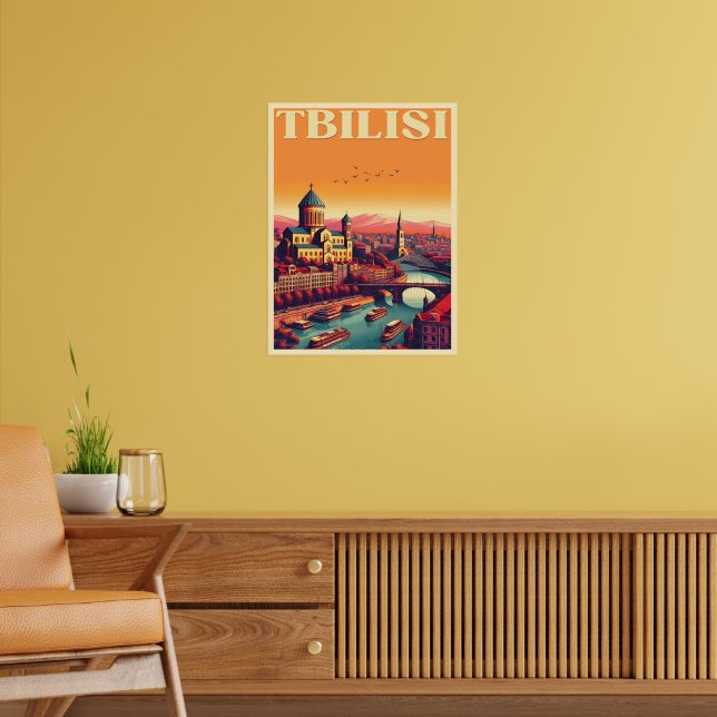 Poster Tbilisi Capital da Geórgia, presentes de reverênci (Sala de Estar 2)