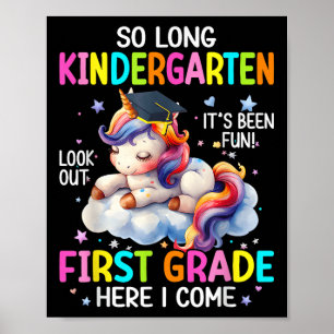 Poster Tchau Jardim de Infância Graduação Cl 2025 Unicórn