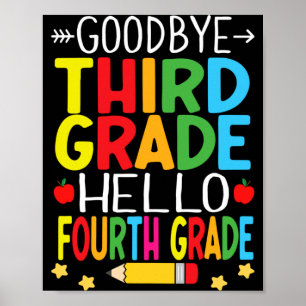 Poster Tchau Terceira Série Olá Graduação da Quarta Série