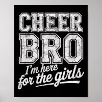 Tcheer Bro Aqui Camiseta de Torcida Feminina Mascu