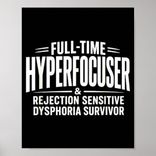 Poster Tda hiperfocalizador disforia sensível ao rechazo