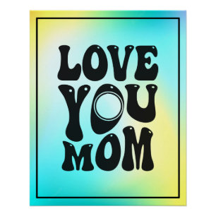 Pôster Te Amo Mãe Dia de as mães-51727