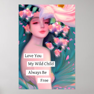 Poster Te Amo Minha Criança Selvagem