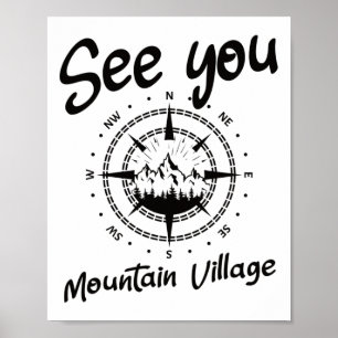 Poster Te Vejo Em Montanha Village Colorado Vacing Ski