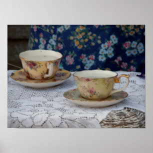 Poster Tea Cups