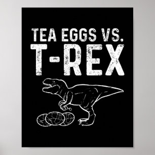 Poster Tea Infuser Contra Ovos Dino De Dinossauro T Rex
