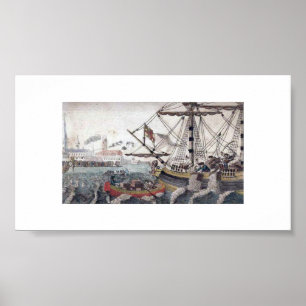 Poster Tea party de Boston
