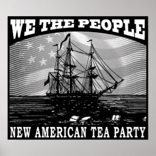 Pôster Tea party do imposto