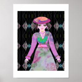 Poster Tea time, a design criativa de LeeMarie