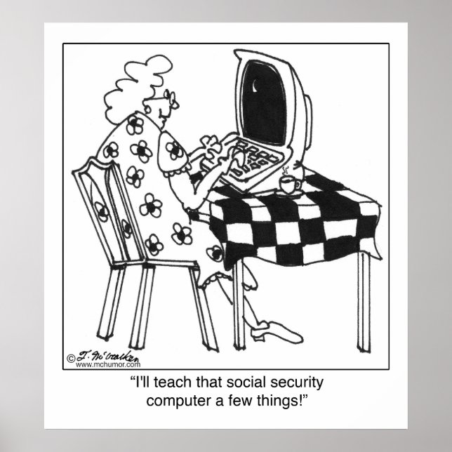 Pôster Teach the Government Computer a Few Things (Frente)